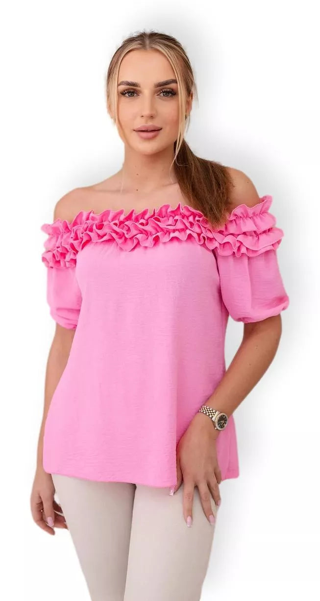 Women's light pink blouse Lorena