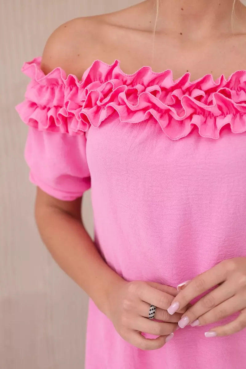 Women's light pink blouse Lorena