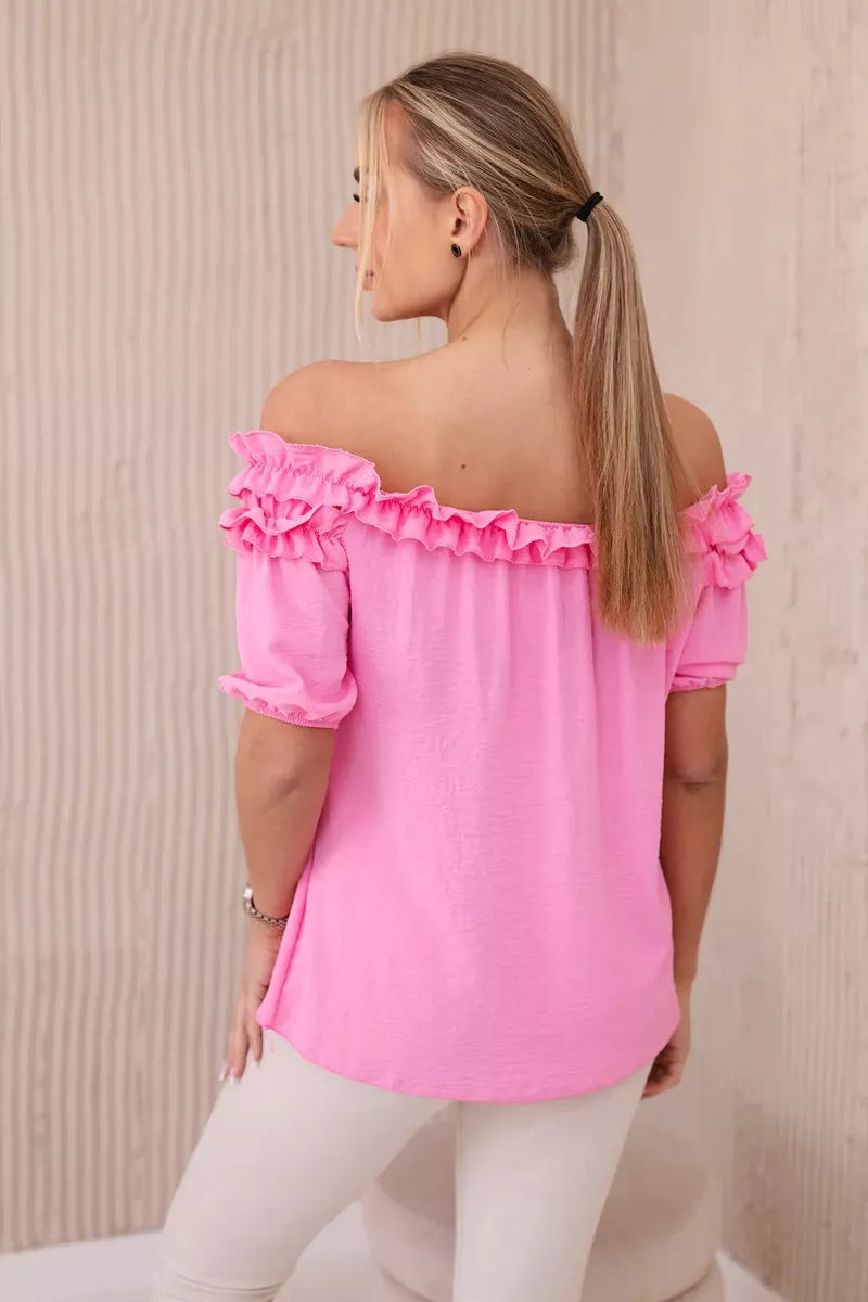 Women's light pink blouse Lorena