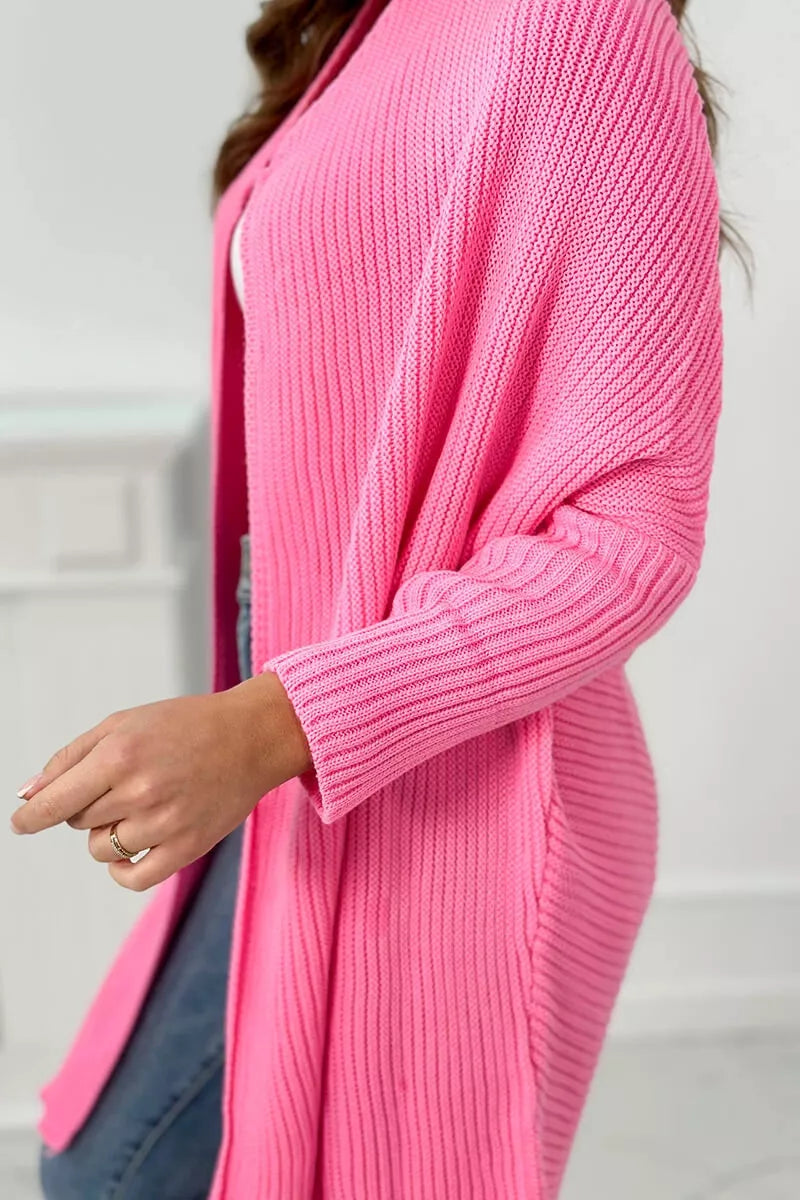 Women's light pink cardigan Nave