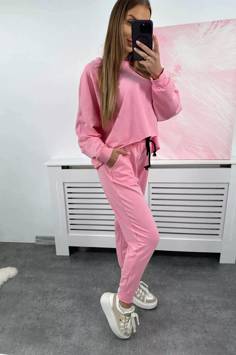 Women's light pink set Evoli