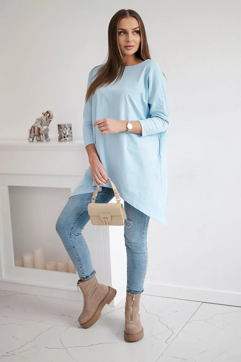 Women's light blue blouse Rosit