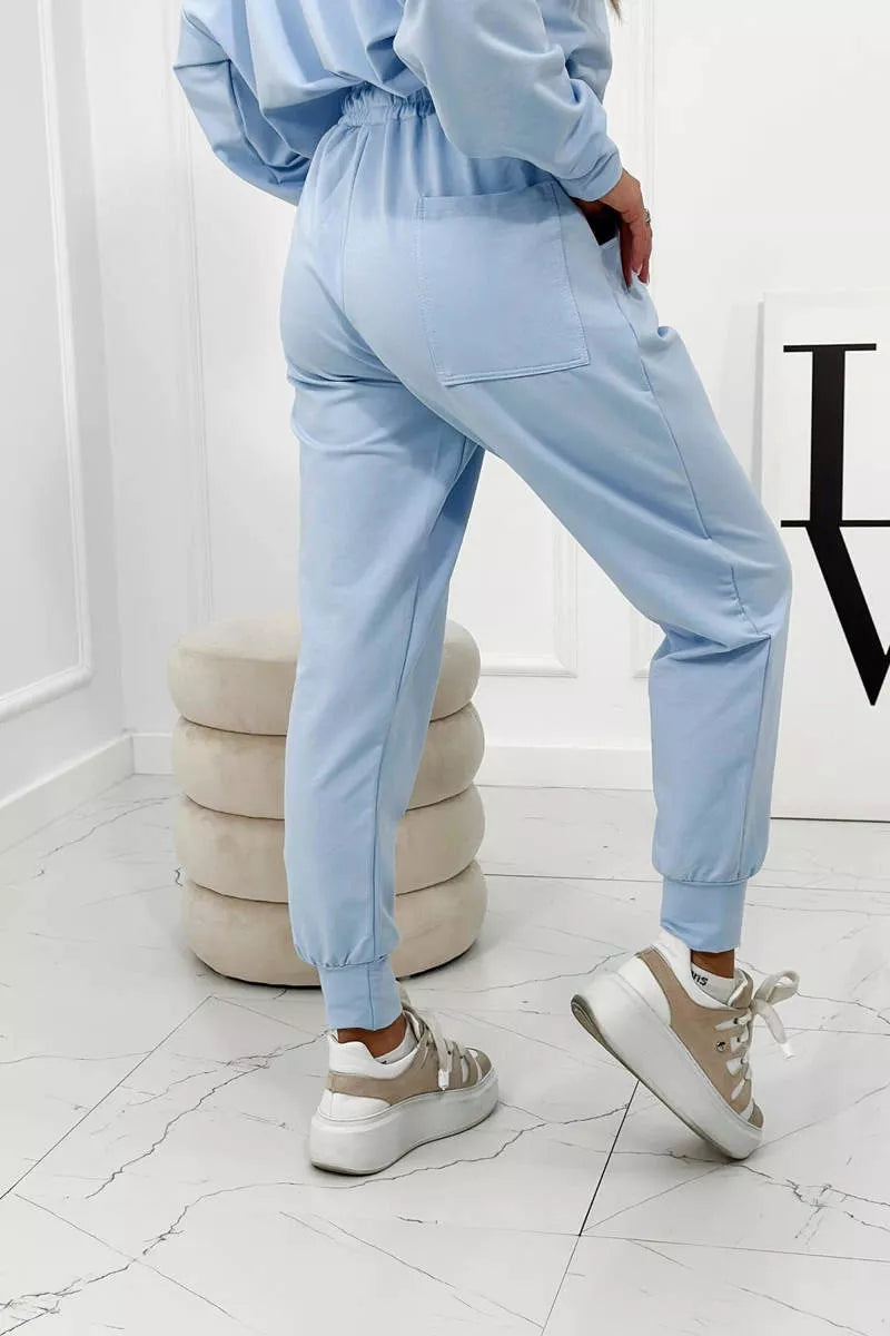 Women's light blue suit Evoli