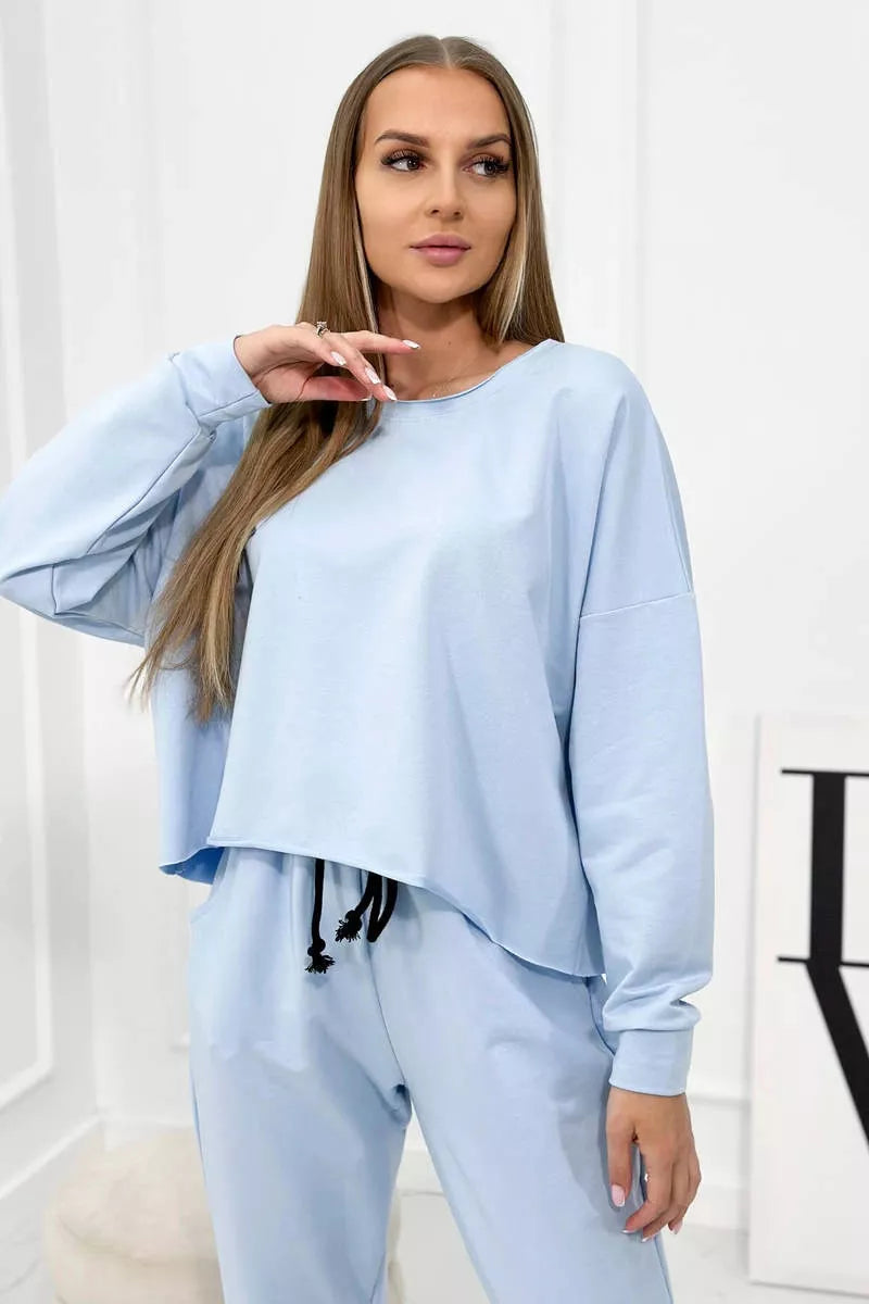 Women's light blue suit Evoli