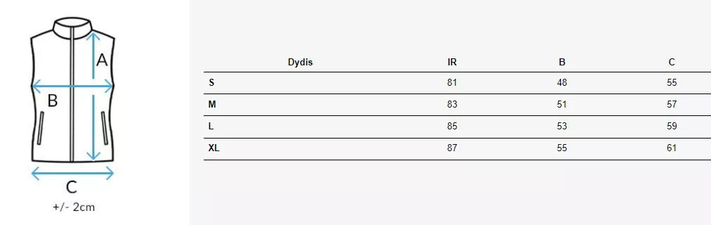 Women's long black vest Iva