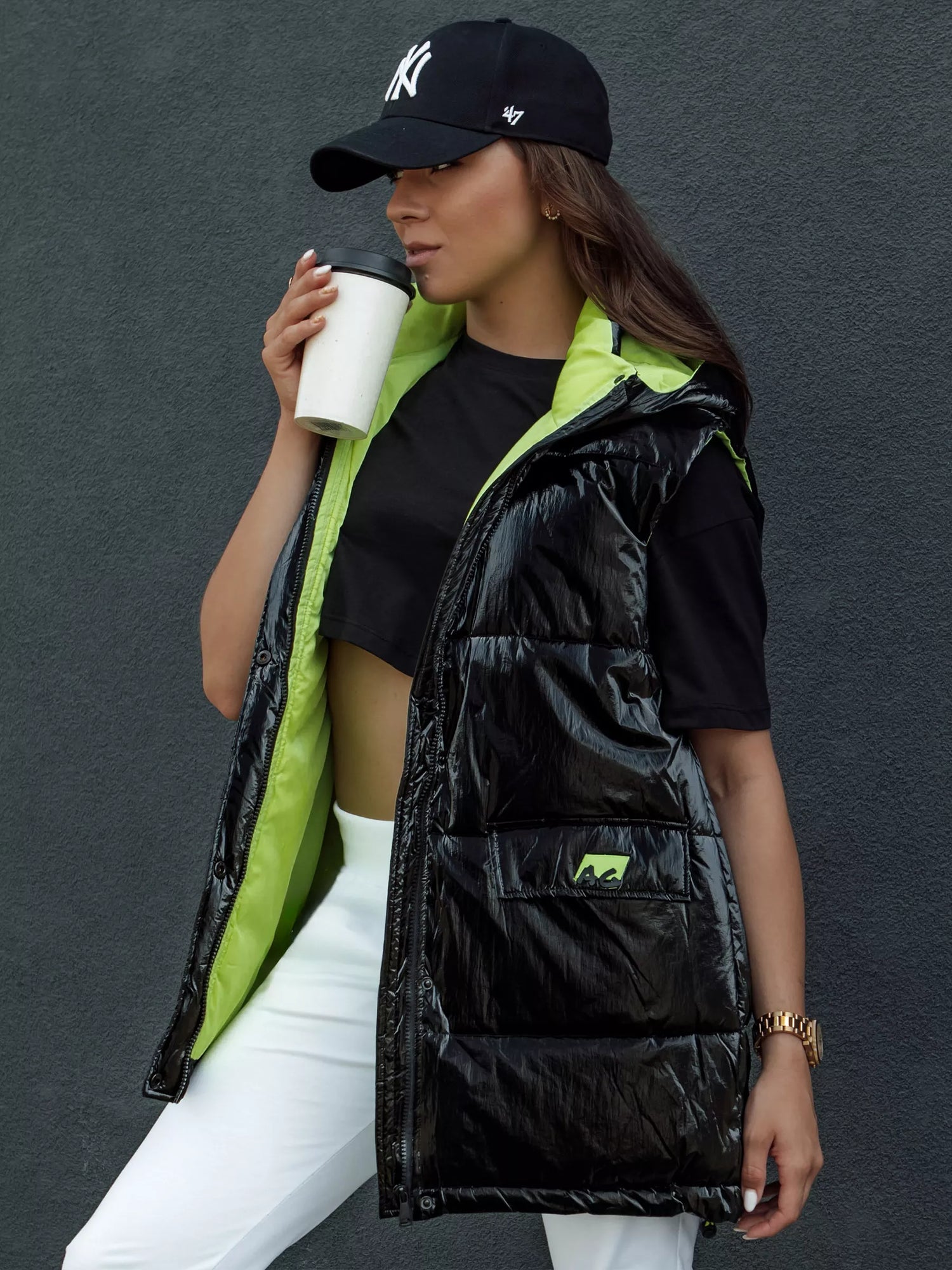 Women's long vest Nova