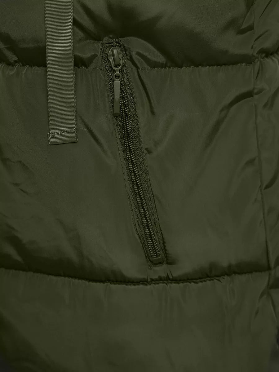 Long green women's vest Potom