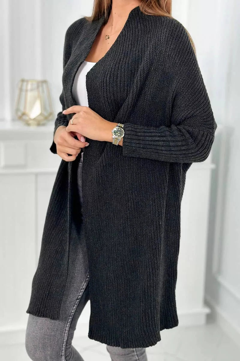 Women's graphite cardigan Nave