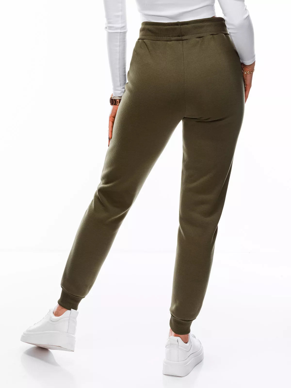 Women's khaki casual pants Lilit