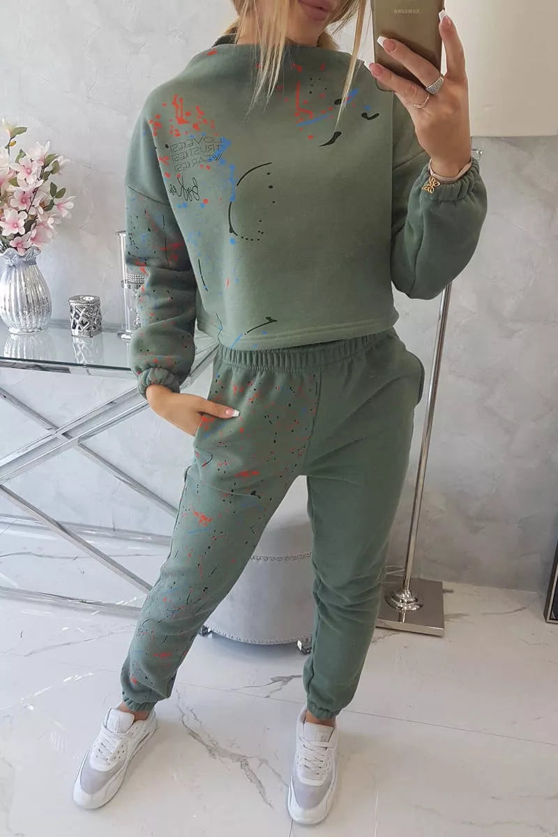 Women's khaki-colored Splash set.