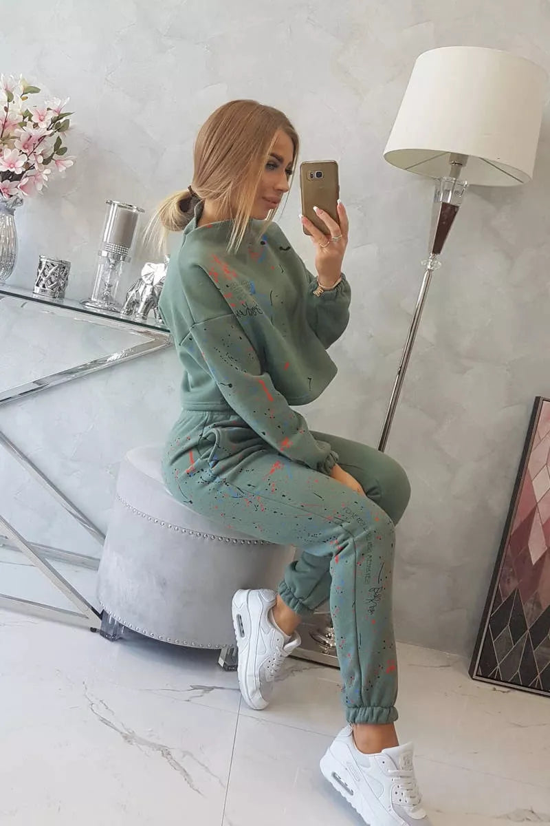 Women's khaki-colored Splash set.