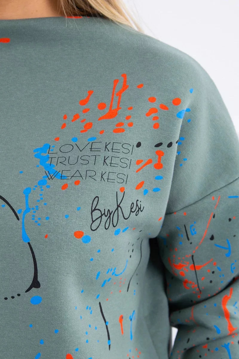 Women's khaki-colored Splash set.