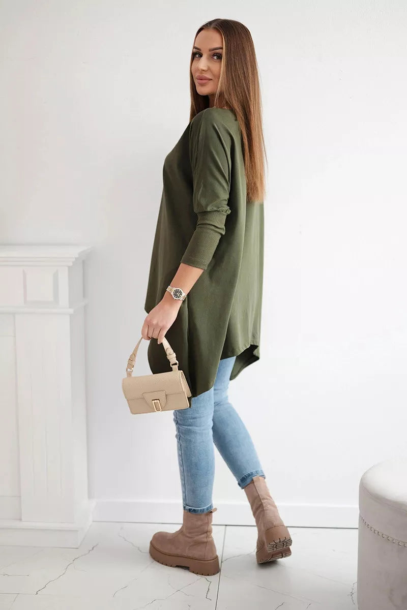 Women's khaki blouse Rosit