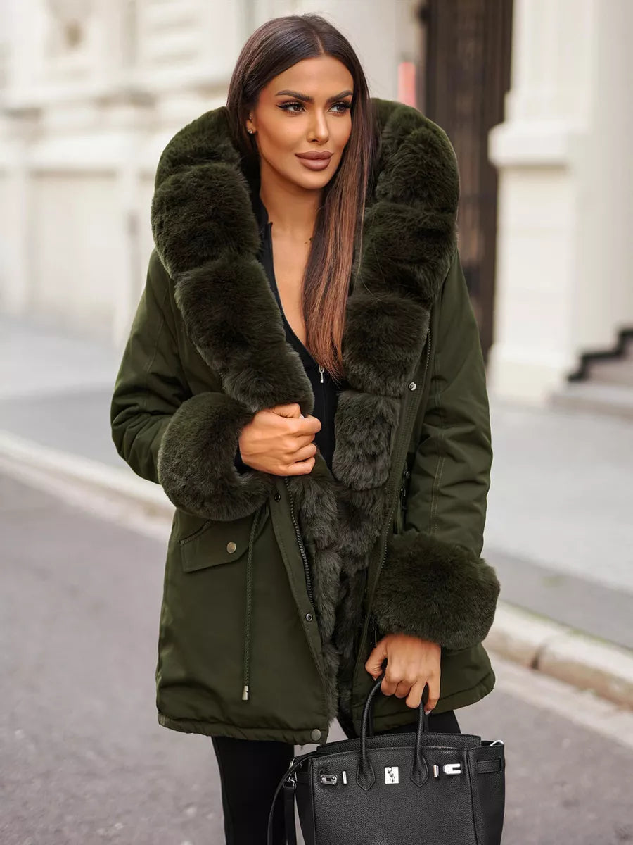 Women's khaki jacket Gibon