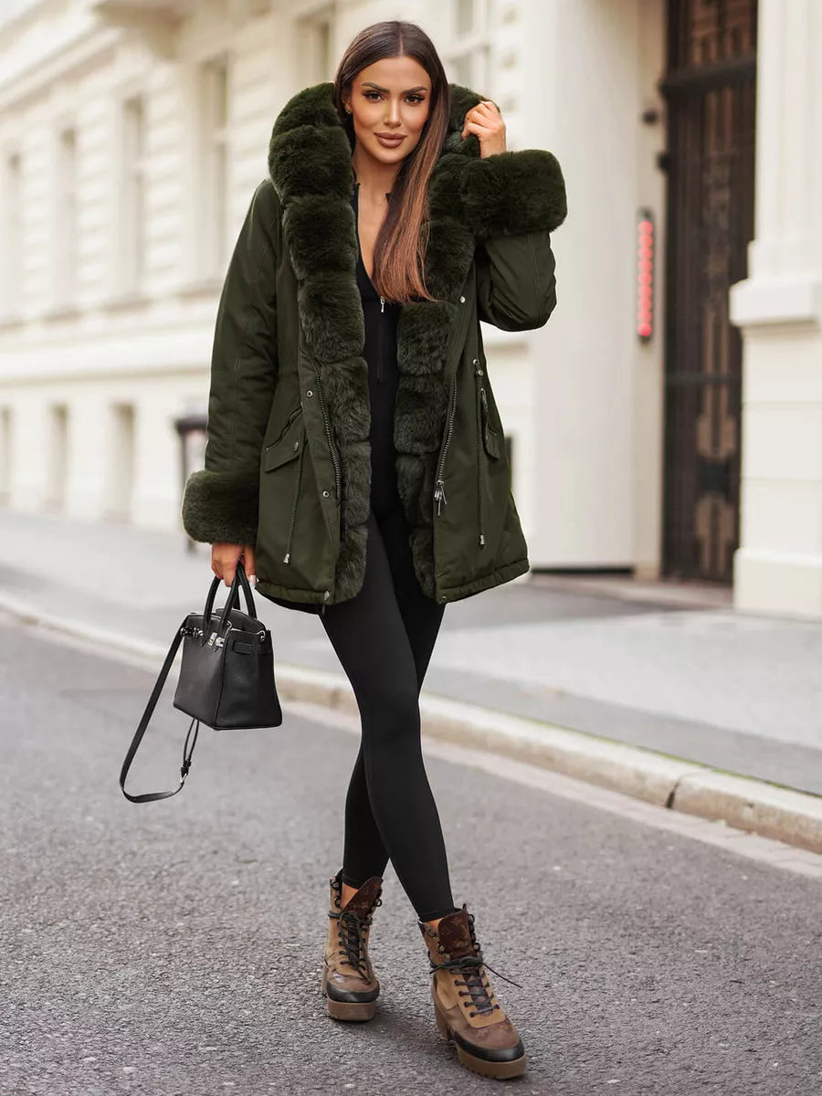 Women's khaki jacket Gibon