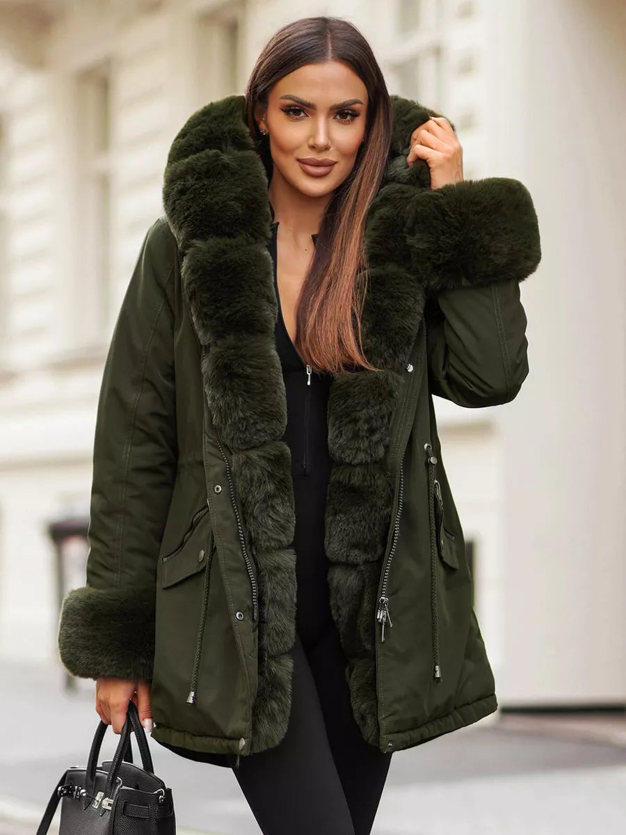 Women's khaki jacket Gibon