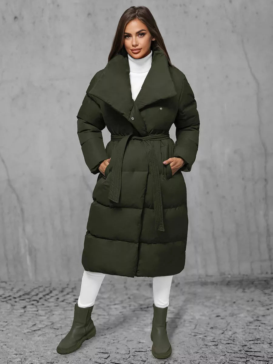 Women's khaki coat Korper