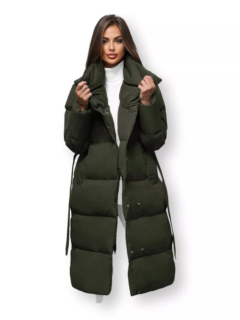 Women's khaki coat Korper