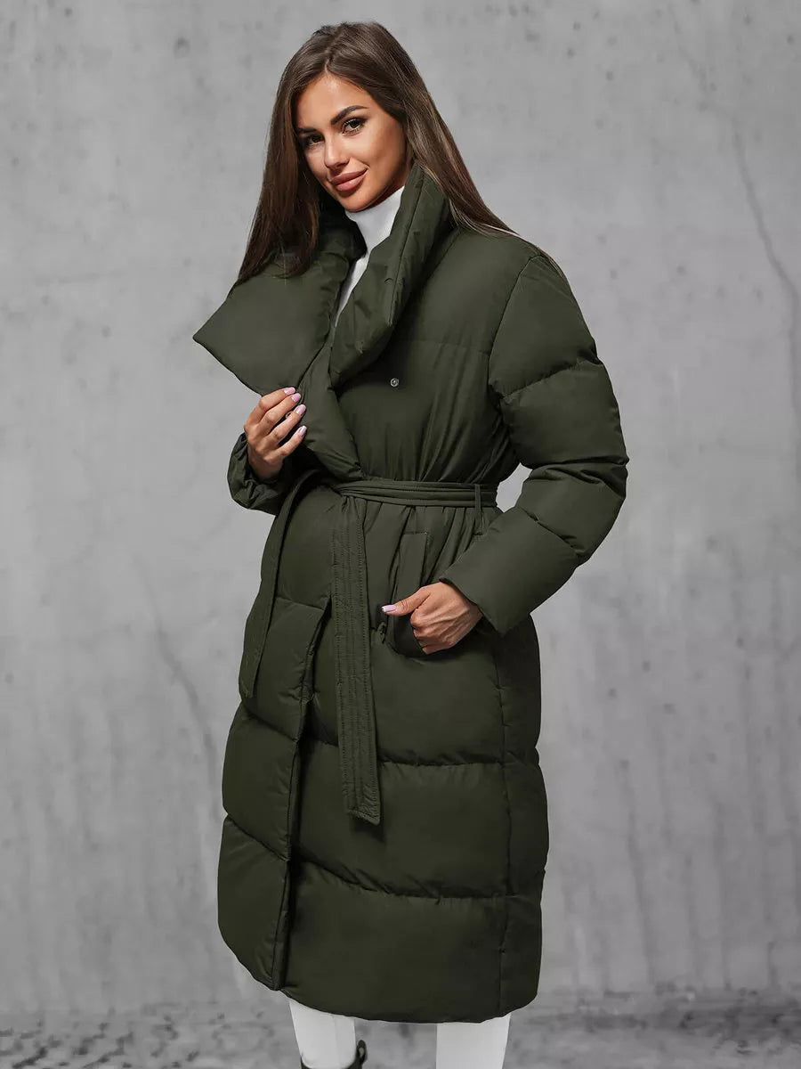 Women's khaki coat Korper