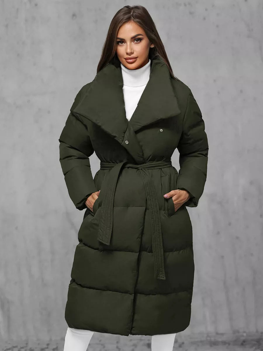 Women's khaki coat Korper