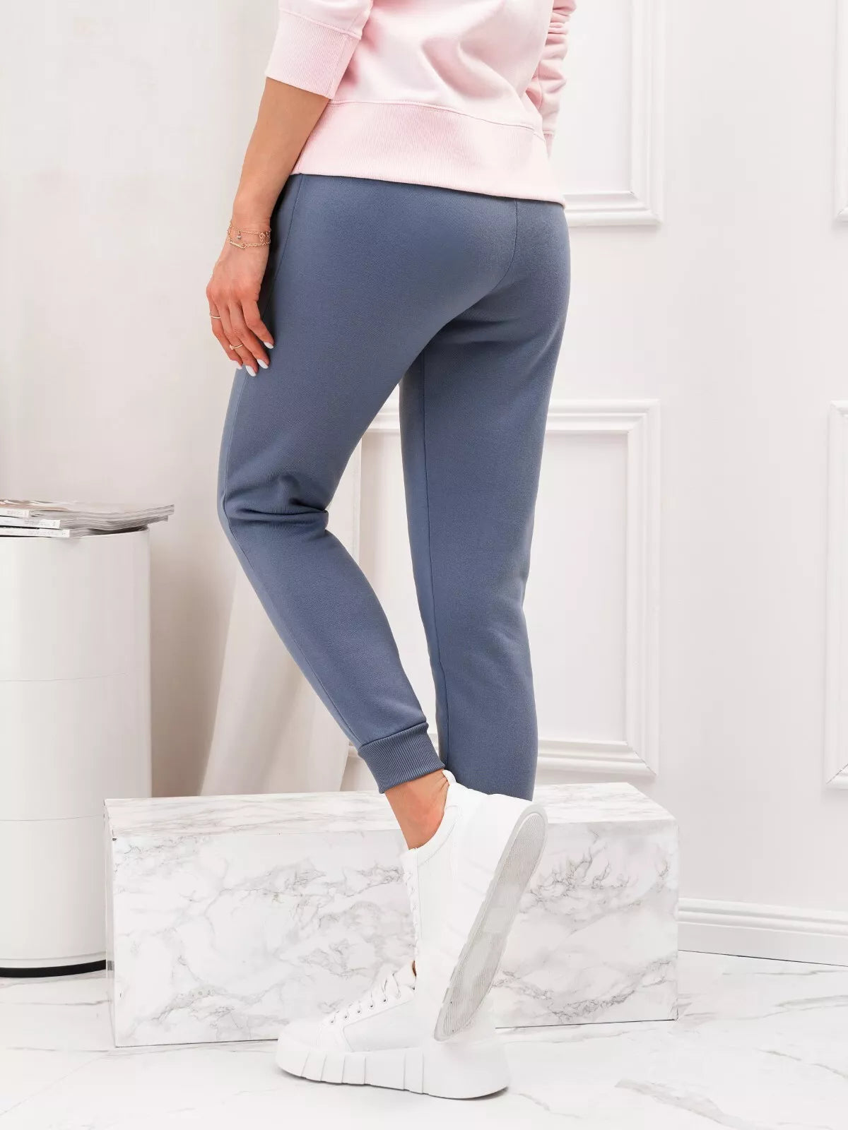 Women's blue casual pants Lilit