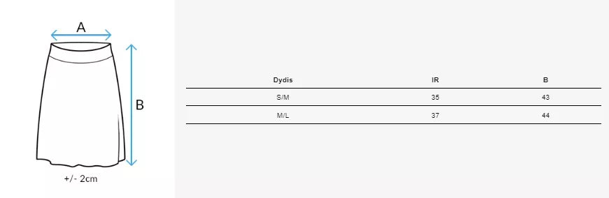 Short women's brown skirt Quilla