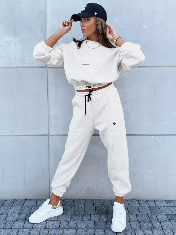 Women's sand-colored King set.