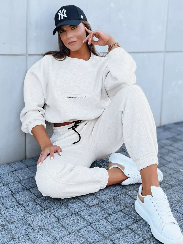 Women's sand-colored King set.