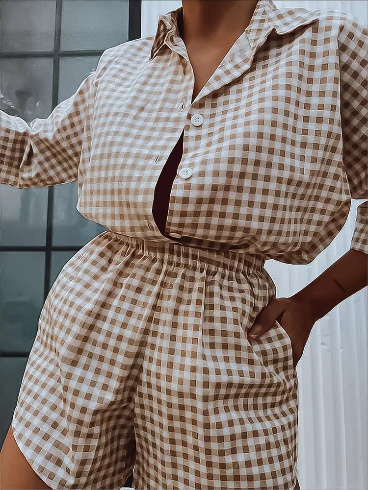 Women's brown Osam set.