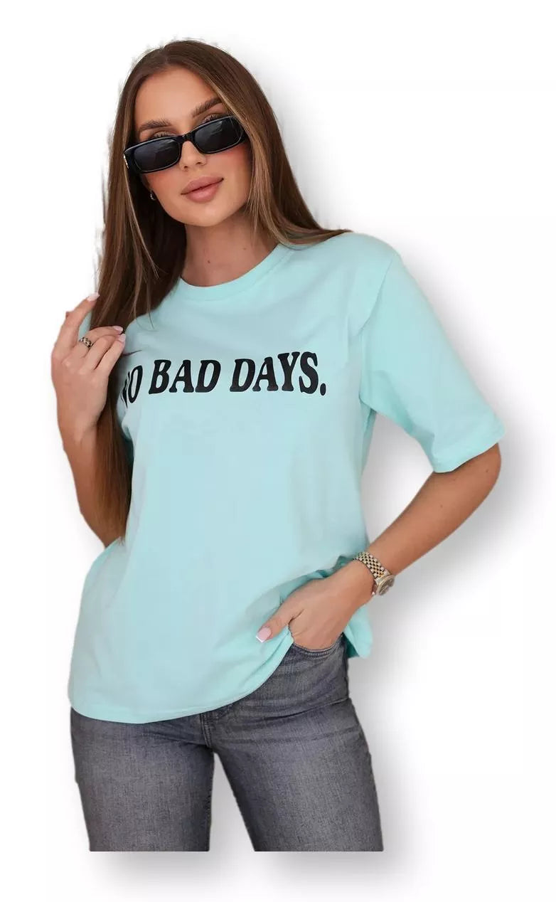 Women's mint-colored T-shirt Days
