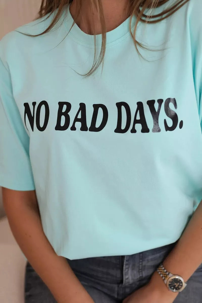 Women's mint-colored T-shirt Days