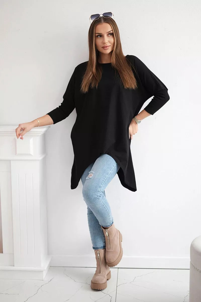 Women's black blouse Rosit
