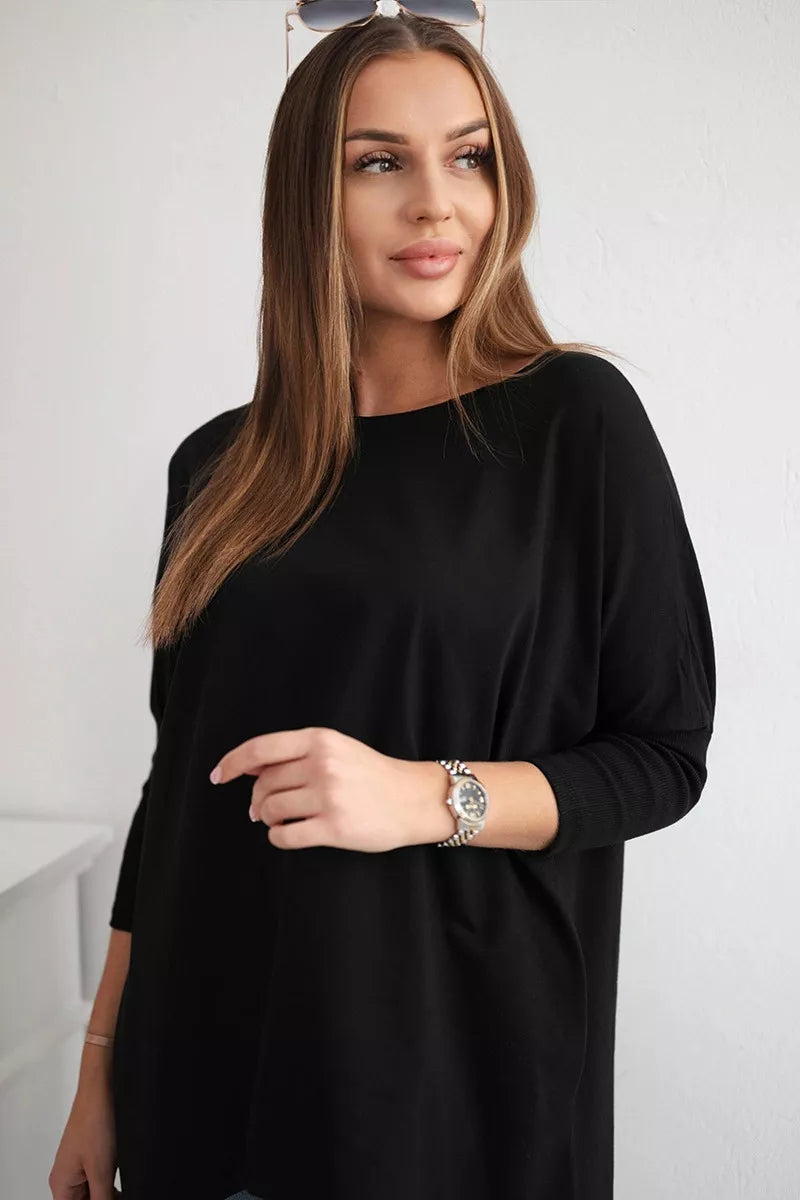 Women's black blouse Rosit