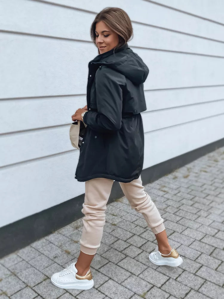 Women's black jacket Golir