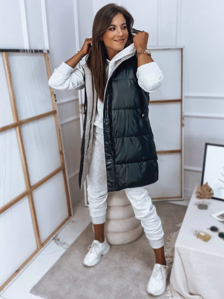 Women's black-gray vest Rosi