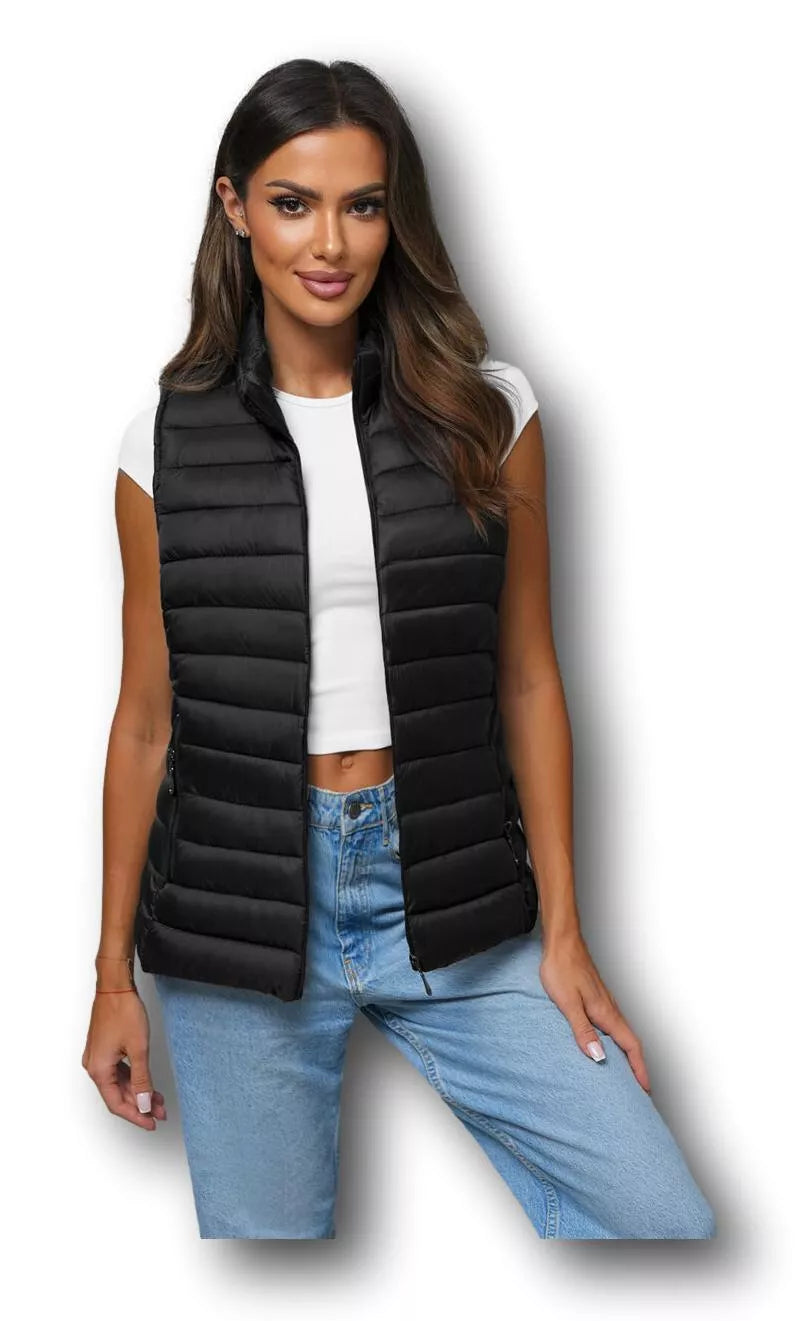 Women's black vest Nerra