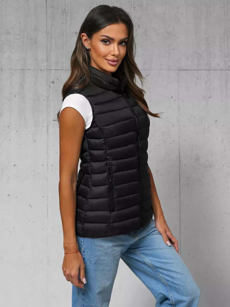 Women's black vest Nerra