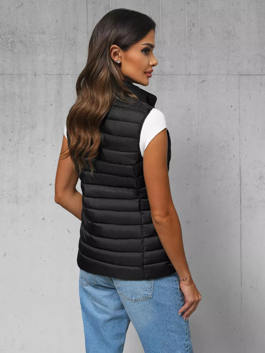 Women's black vest Nerra
