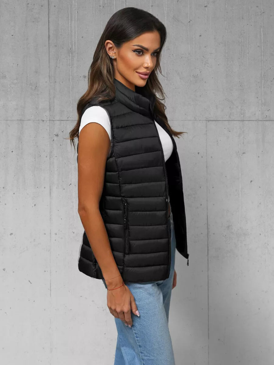 Women's black vest Nerra