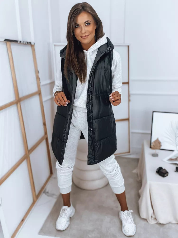 Women's black vest Rosi