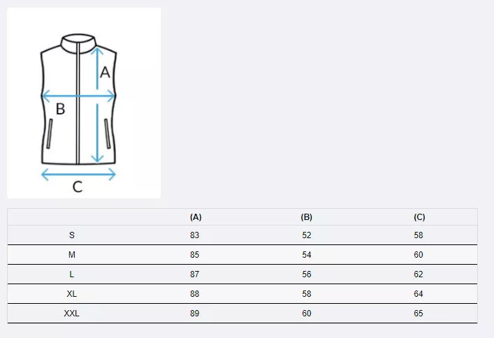 Women's black vest Rosi