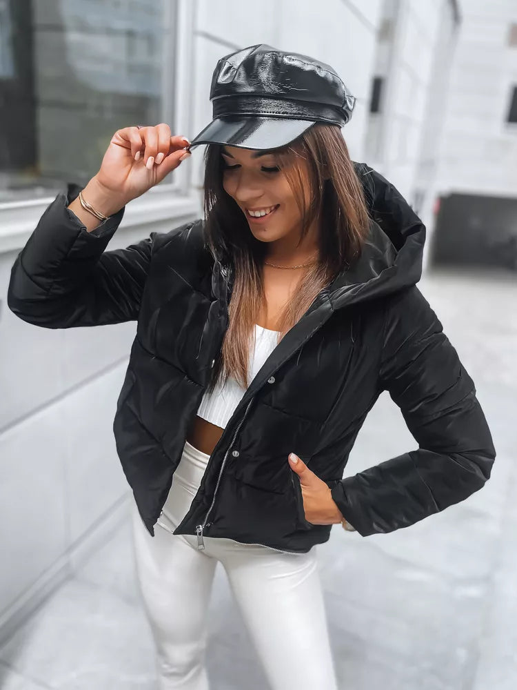 Women's black winter jacket Diane