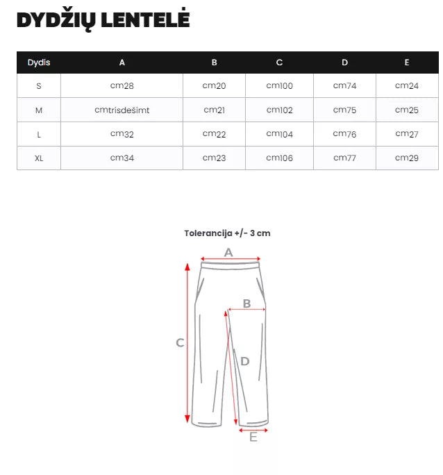 Women's black pants Karin