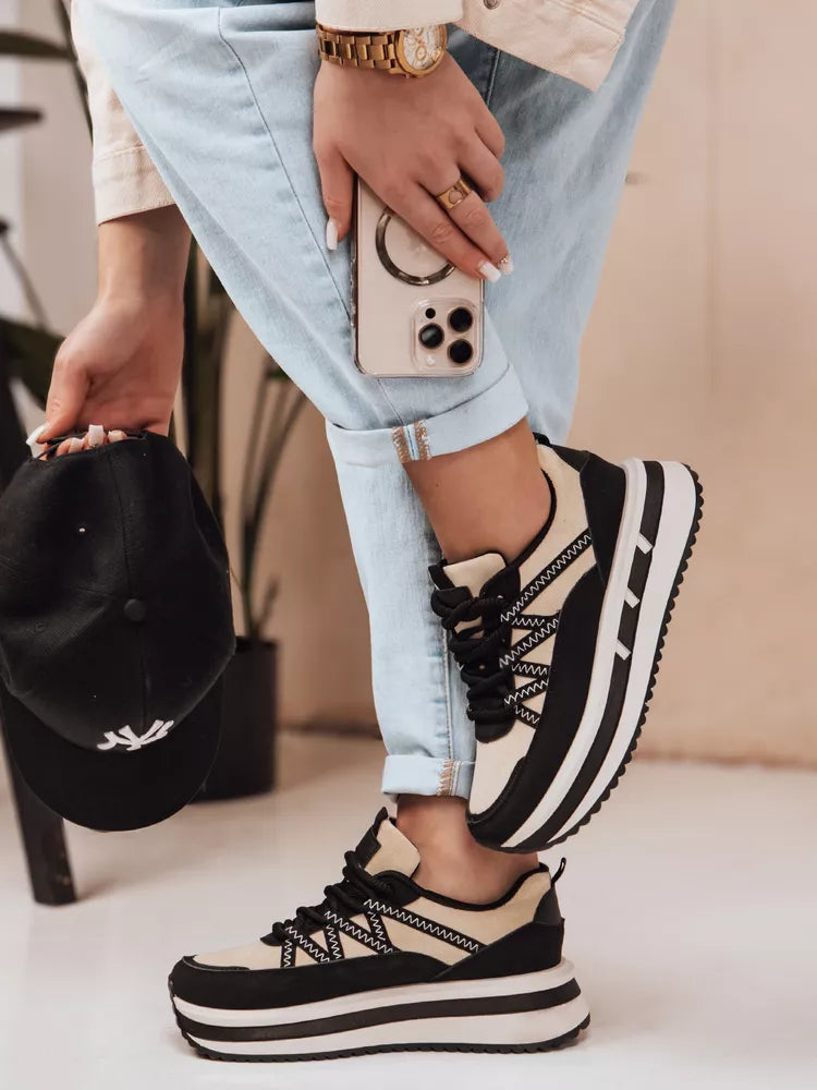 Women's black casual shoes Show