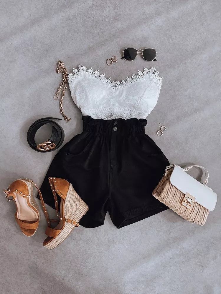 Women's black shorts Orel