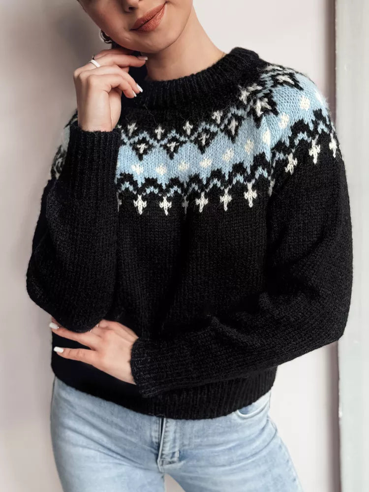 Women's black sweater Dova