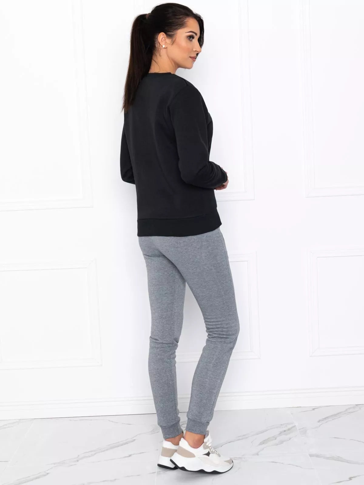 Women's black sweater Kober
