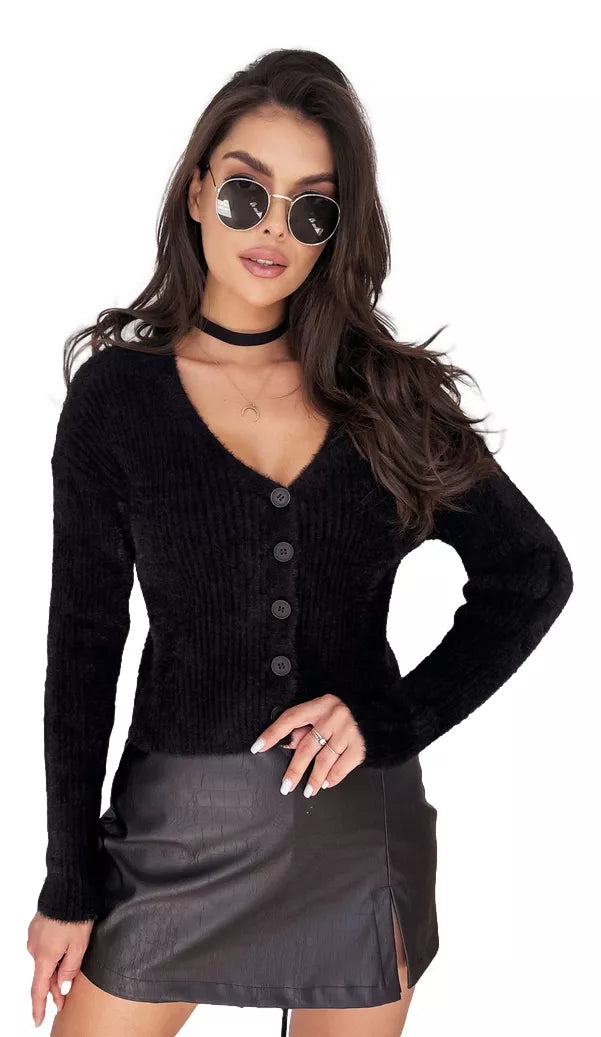 Women's black sweater Lili