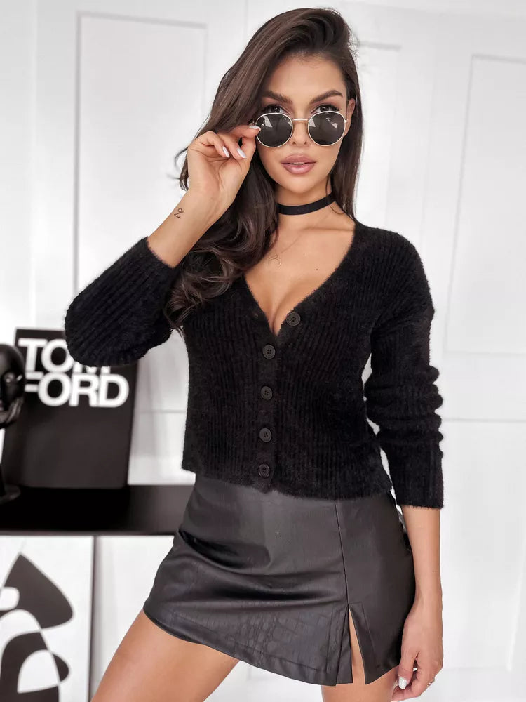 Women's black sweater Lili