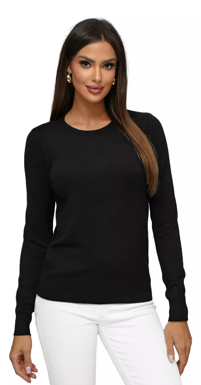Women's black sweater Stel